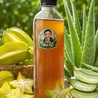 Hình ảnh Trà trái cây Kombucha vị khế nha đam 