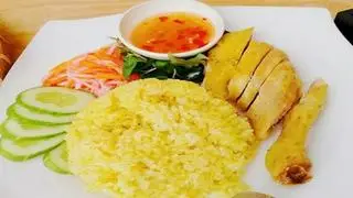 Hình ảnh cơm lòng gà