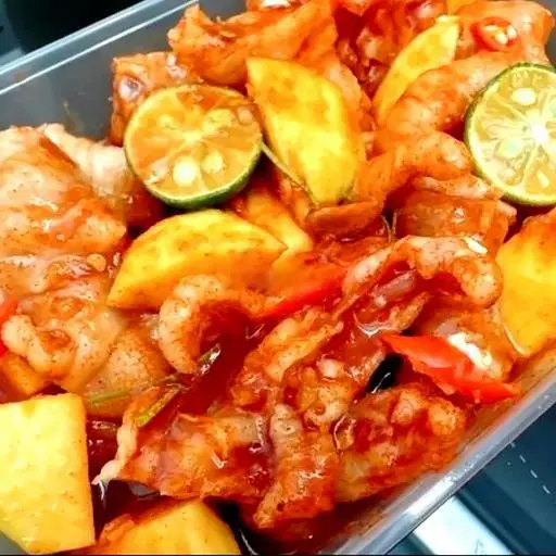 Hình ảnh Chân gà rút xương sốt Thái