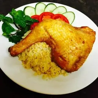 Hình ảnh Cơm chiên gà xối mỡ
