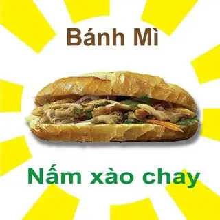 Hình ảnh Bánh Mì Nấm Bào Ngư Chay