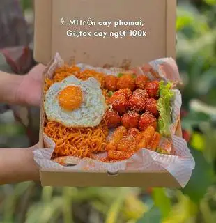 Hình ảnh Mì trộn cay - gà cay - tok cay