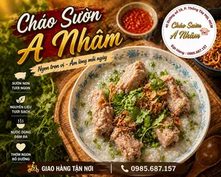 Hình ảnh Cháo Sườn phần lớn