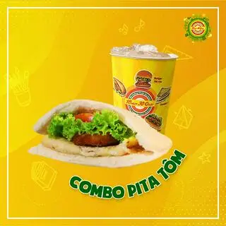 Hình ảnh Pita Tôm Miếng + Thức Uống