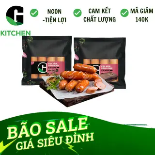 Hình ảnh Combo 02 xúc xích xông khói G Kitchen 200g