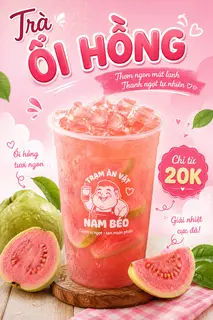 Hình ảnh Trà ổi hồng