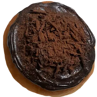 Hình ảnh Donut tuyết cacao