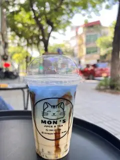 Hình ảnh Trà Sữa Hoa Đậu Biếc