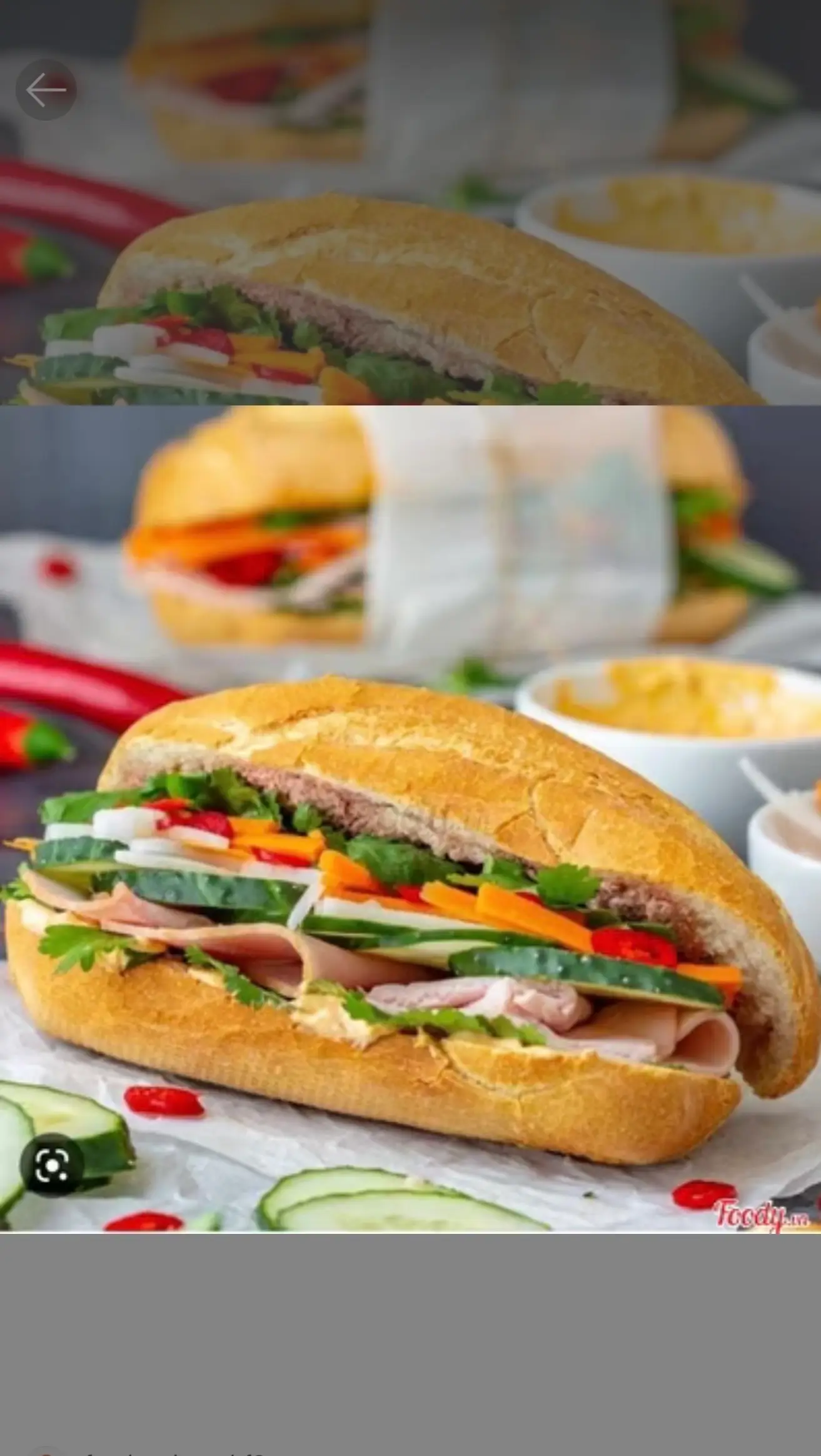 Hình ảnh Bánh Mì thịt chả