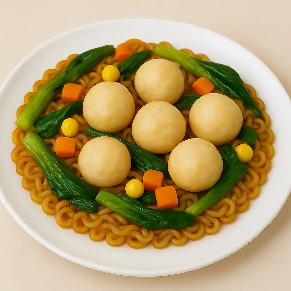 Hình ảnh Mì Trộn Cá Viên