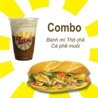 Hình ảnh Combo Bánh Mì Thịt Chả + Cà Phê Muối