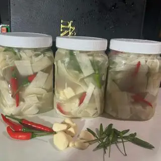 Hình ảnh măng chua ngâm tỏi ớt