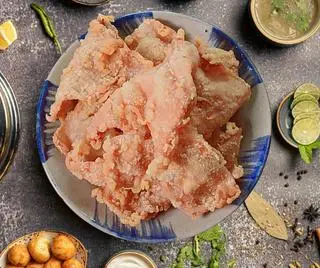 Hình ảnh (DA GÀ) Giòn Rụm + Sốt Mắm Tỏi (THÊM)