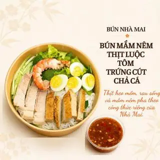 Hình ảnh BÚN MẮM NÊM THỊT LUỘC, TÔM & TRỨNG  CÚT, CHẢ CÁ  