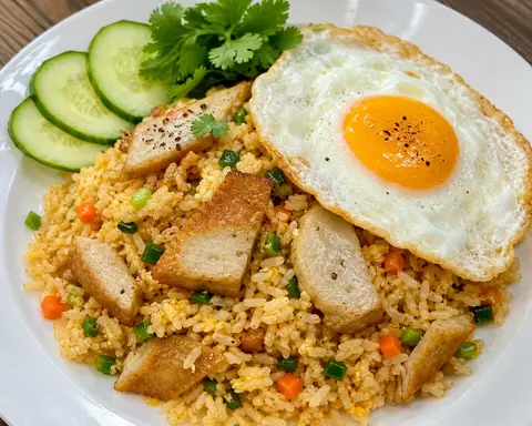 Hình ảnh Cơm chiên chả cá