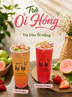 Hình ảnh Trà ổi hồng