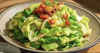 Hình ảnh BẮP CẢI XÀO / 炒包菜 / Stir-fried Cabbage