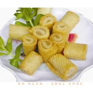 Hình ảnh chả mực cuộn - 3 cuộn 