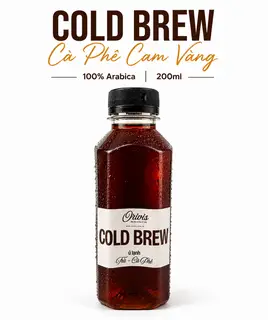 Hình ảnh Cold Brew Arabica Cam vàng - 200ml