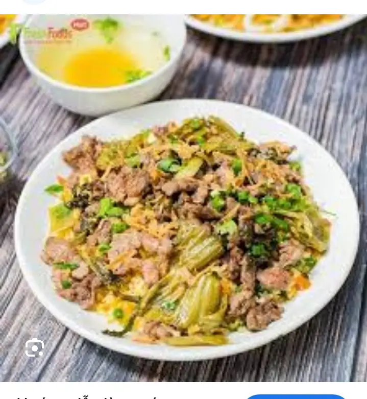 Hình ảnh Cơm Rang Dưa Bò Chung
