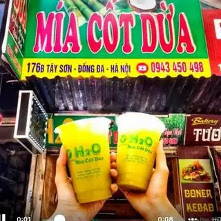 Hình ảnh Nước mía cốt dừa chân trâu đen