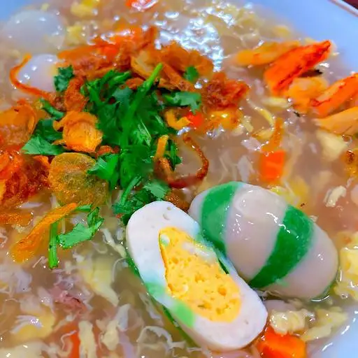 Hình ảnh Súp viên phomai trứng muối