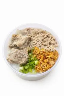 Hình ảnh Cháo sườn+ thịt bằm