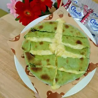 Hình ảnh Sầu Matcha 抹茶榴莲芝士饼