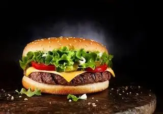 Hình ảnh Hamburger Bò