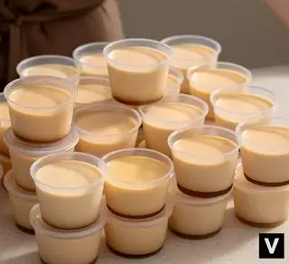 Hình ảnh Chè Đậu Đỏ Bánh Flan