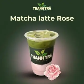Hình ảnh Matcha latte rose
