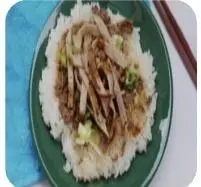 Hình ảnh Xôi giò hành phi tặng 1 cốc trà tắc
