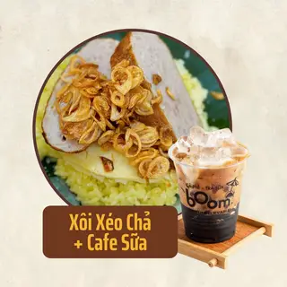 Hình ảnh Combo xôi xéo chả - cafe sữa