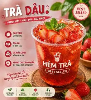 Hình ảnh trà dâu