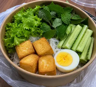 Hình ảnh Bún đậu hũ nước tương