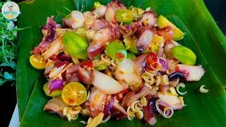 Hình ảnh râu bạch tuộc sốt thái cỡ đại 