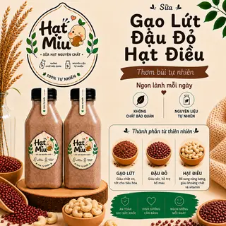 Hình ảnh Gạo Lứt Đậu Đỏ Hạt Điều