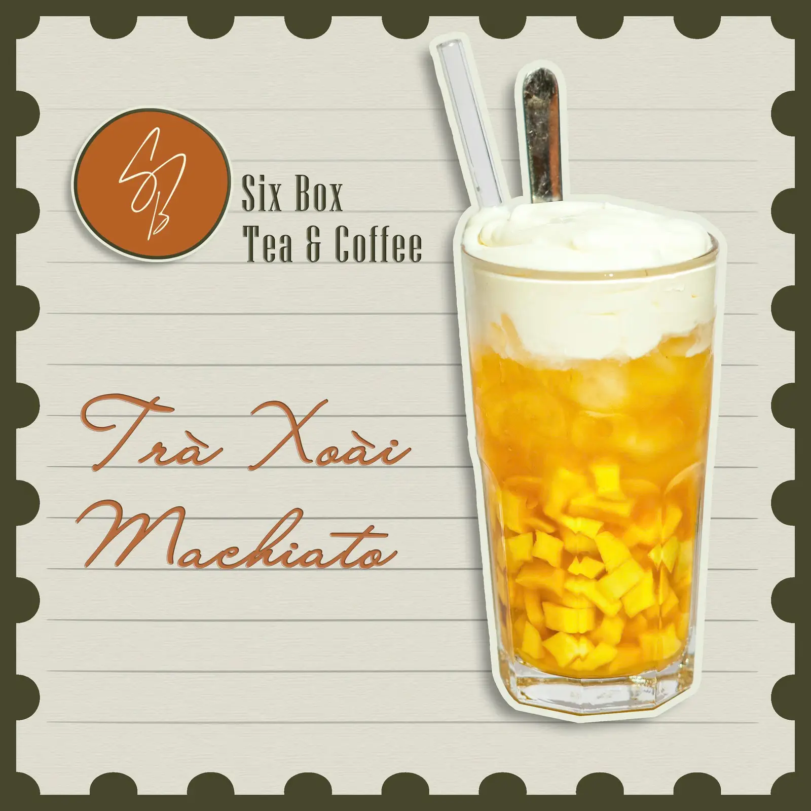 Hình ảnh Trà xoài machiato