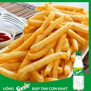 Hình ảnh Khoai tây lắc - Sprite chanh
