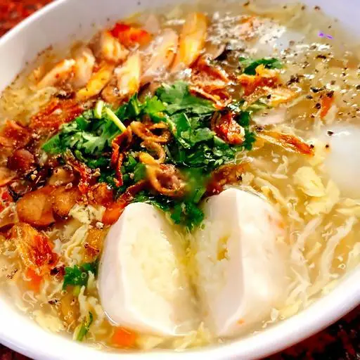Hình ảnh Súp viên bánh bao nhân mozzarella