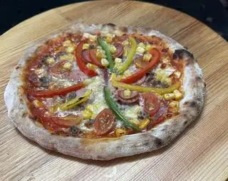 Hình ảnh pizza thập cẩm 