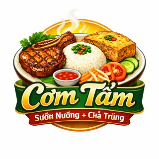 Hình ảnh Cơm Tấm Sườn Nướng + Chả Trứng