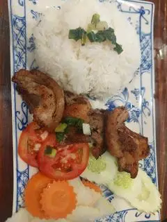 Hình ảnh Cơm ba chỉ nướng than 