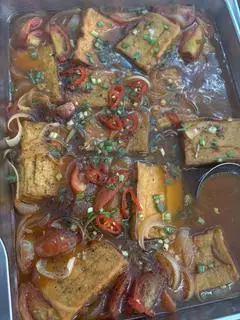 Hình ảnh đậu hũ sốt cà chua 