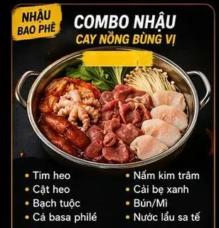 Hình ảnh Combo nhậu - cay nồng bừng vị