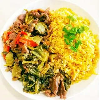 Hình ảnh cơm rang dưa bò