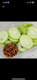 Hình ảnh Xoài bao tử kèm sốt/ khay