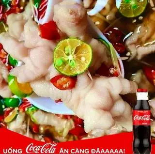 Hình ảnh Combo 1 chân gà sả tắc - 1 coca