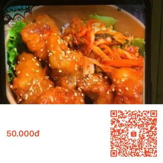Hình ảnh Cơm kim chi gà sốt chua ngọt