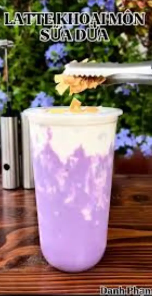 Hình ảnh Sữa chua latte môn